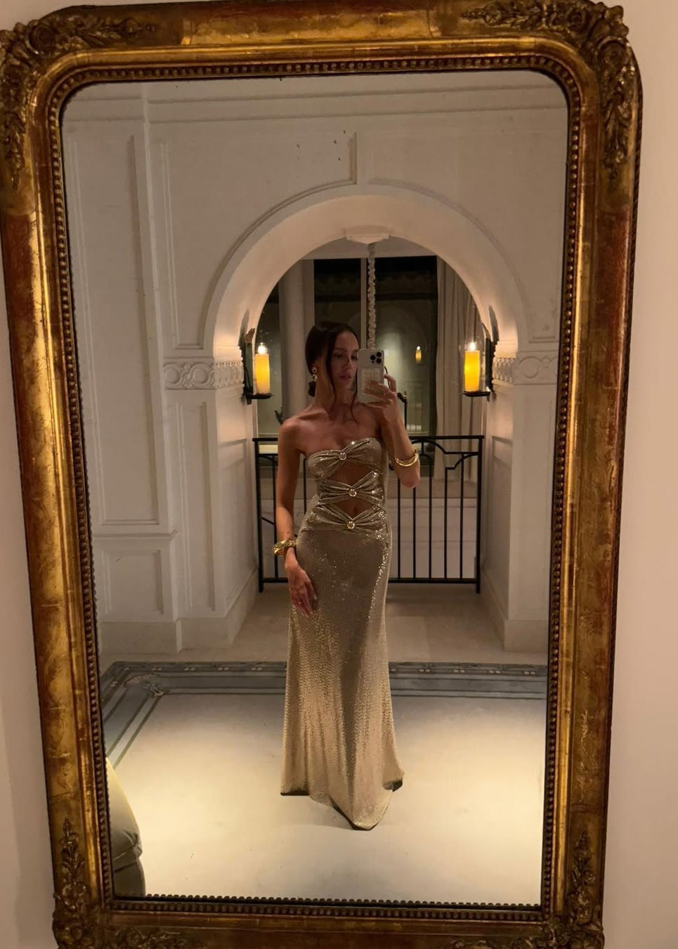 Cutout Off-Shoulder Maxi Dress - XS/S