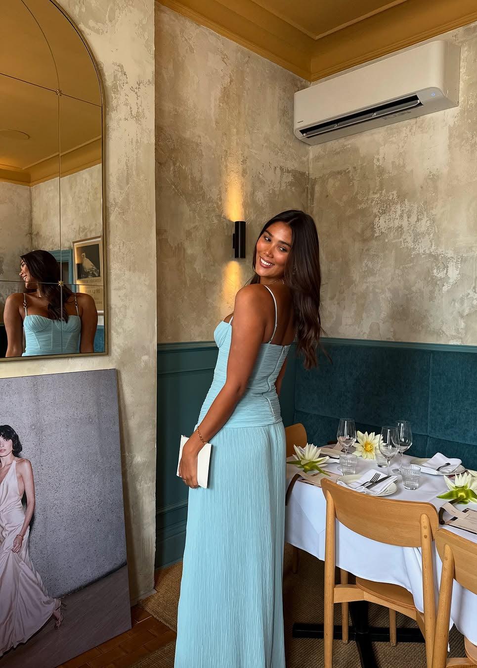 Manning Cartell Double Time Pleat Dress Acqua Spritz Hire Paloma Dress Hire Manning Cartell Double Time Pleat Dress Acqua Spritz Hire Paloma Dress Hire
