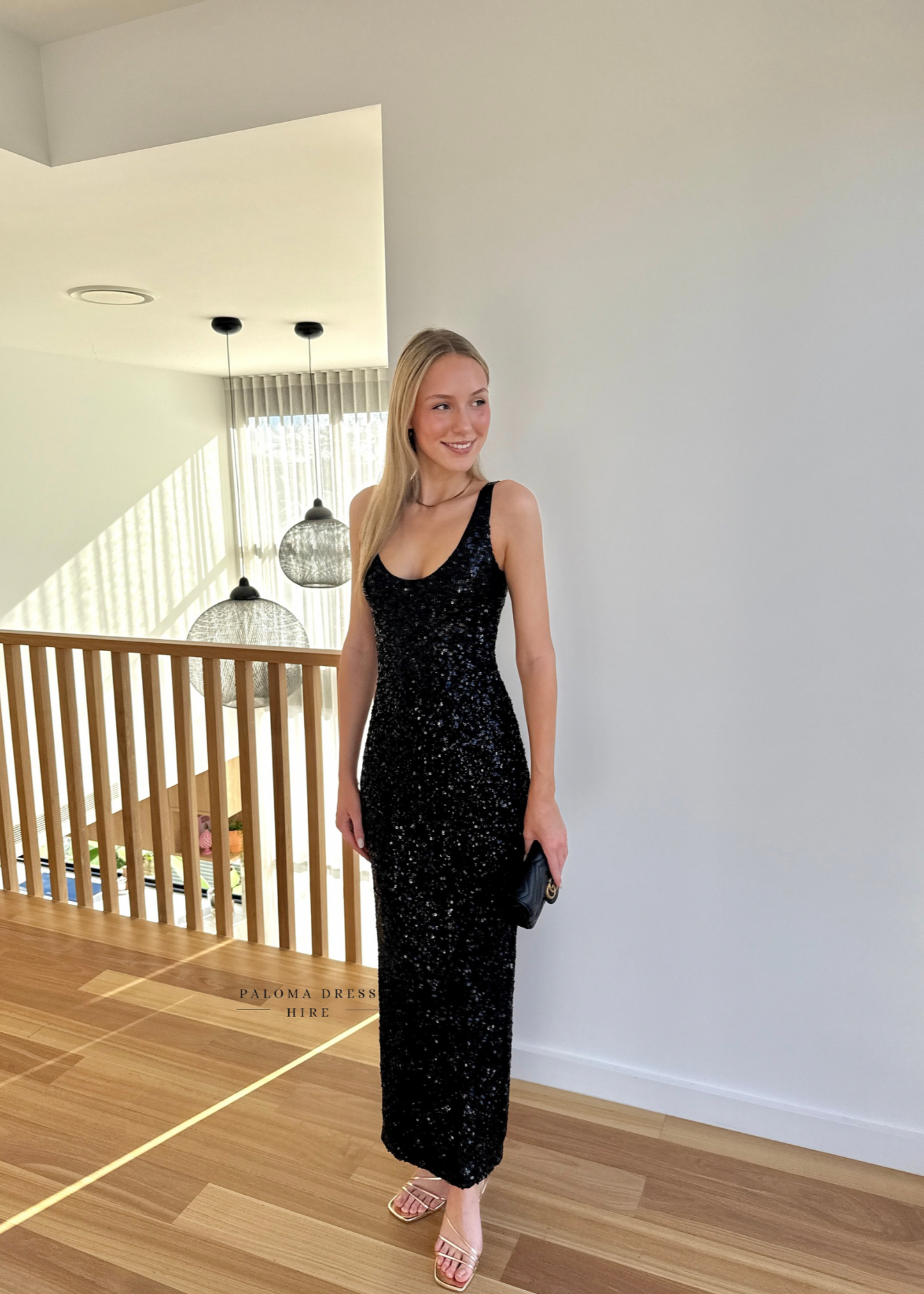 Janhvi Maxi Dress - Black