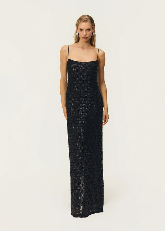 Arcina Ori Stevie Dress in Black for hire Brisbane - Paloma Dress Hire