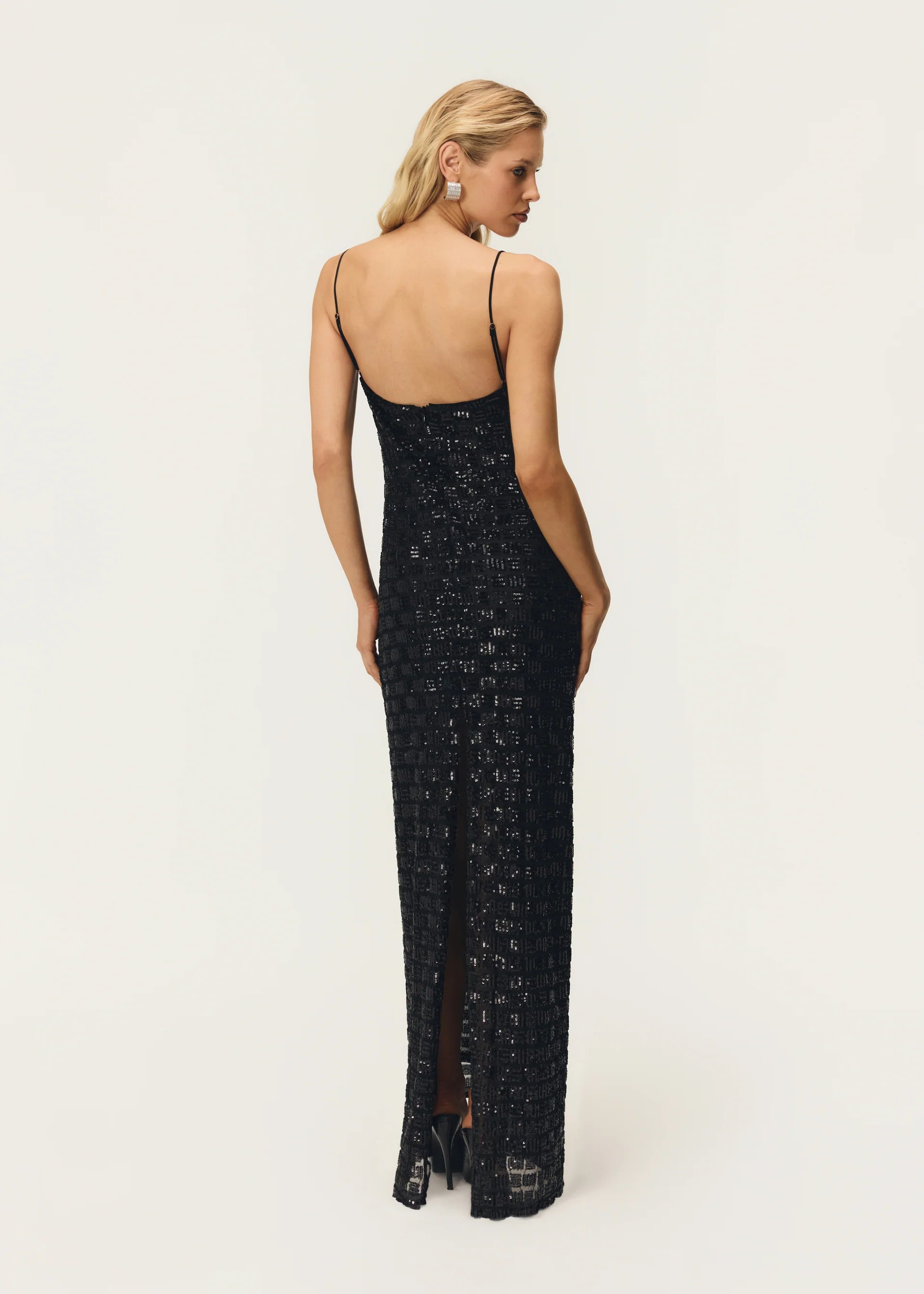 Arcina Ori Stevie black formal dress hire Australia