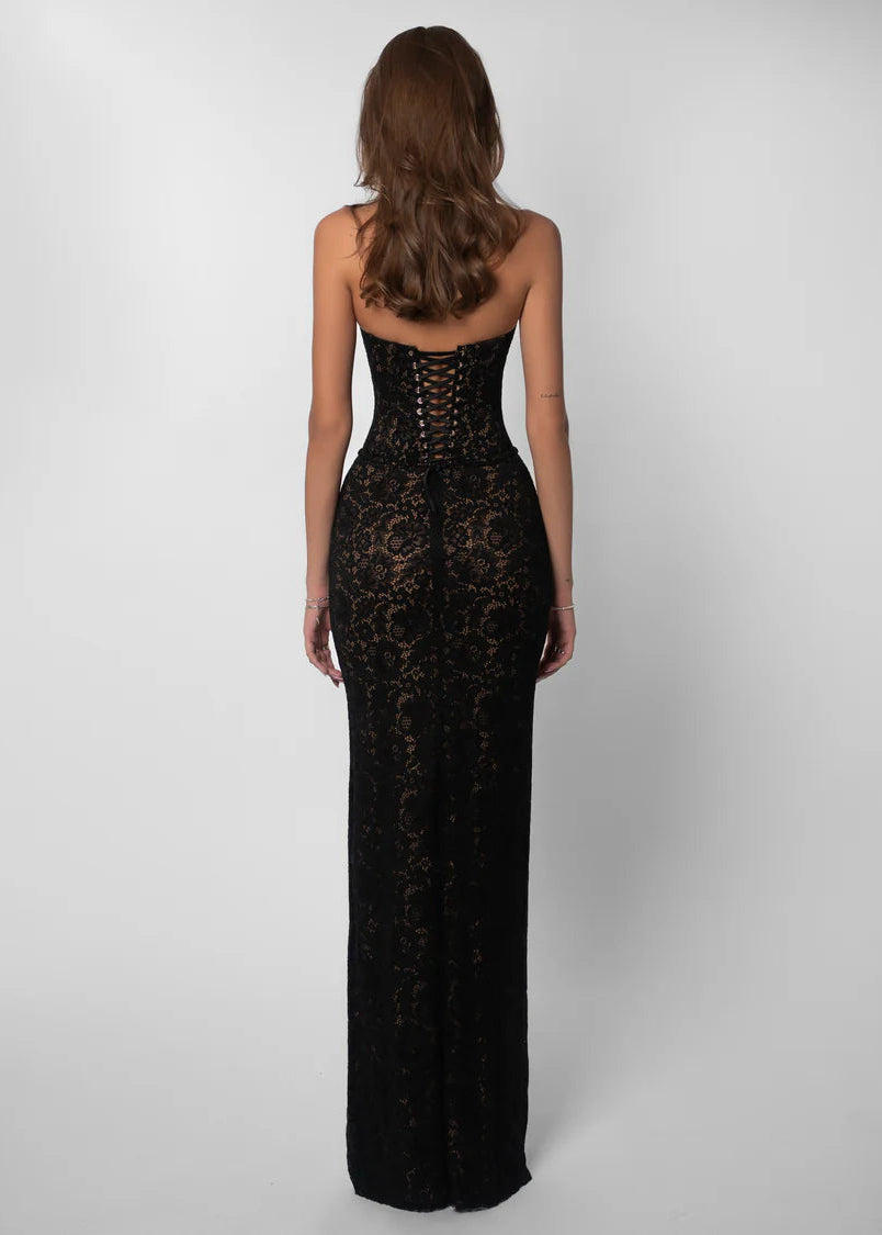 Fenity Monique black formal dress hire Australia
