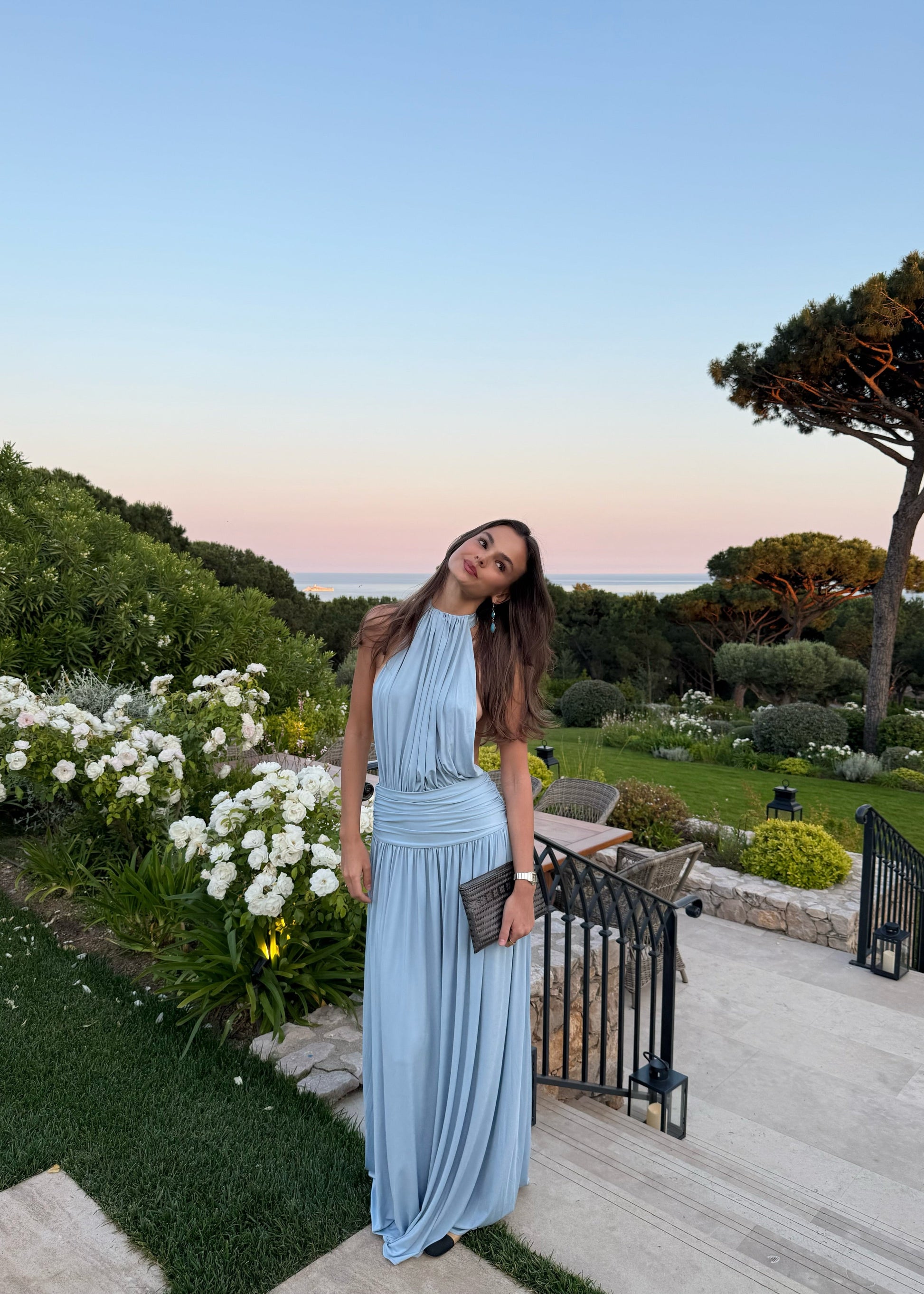 Arcina Ori Santina Dress Sky Blue hire Brisbane