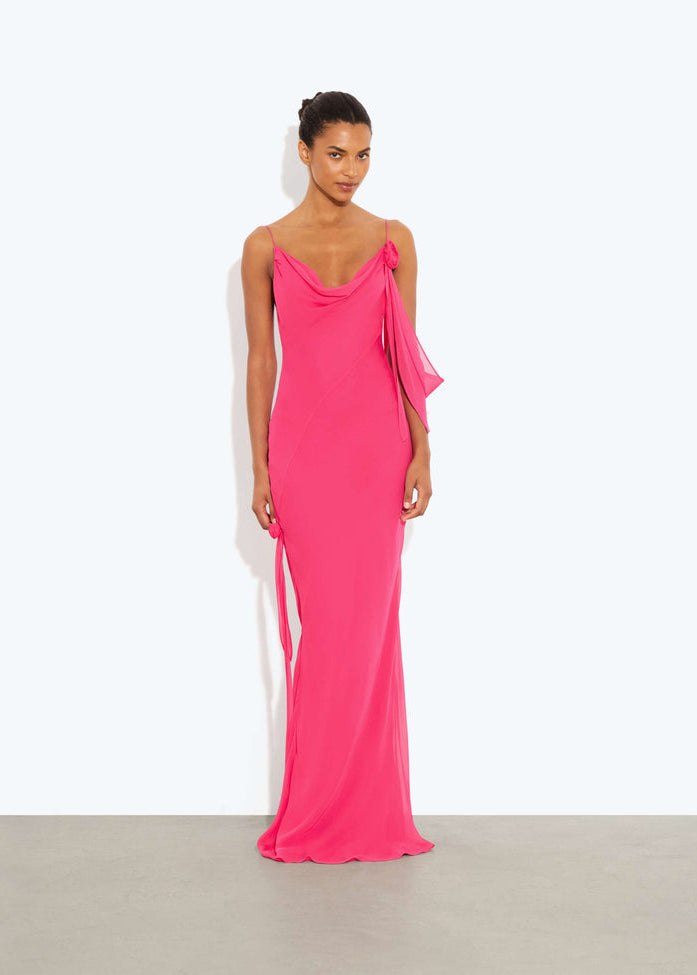 Rat & Boa Sirena Dress Pink hire Brisbane