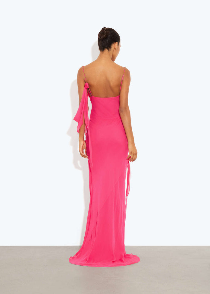 Rat & Boa Sirena Dress Pink back view
