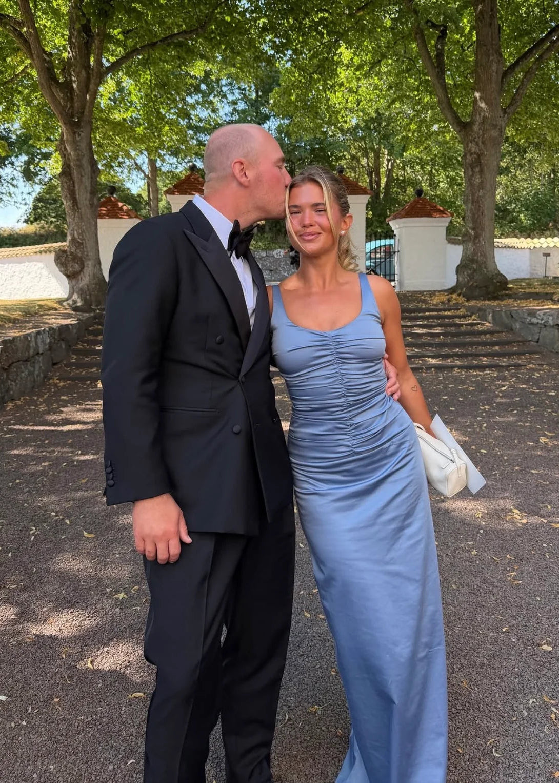 Ance Gria Atlein Gown blue hire Brisbane