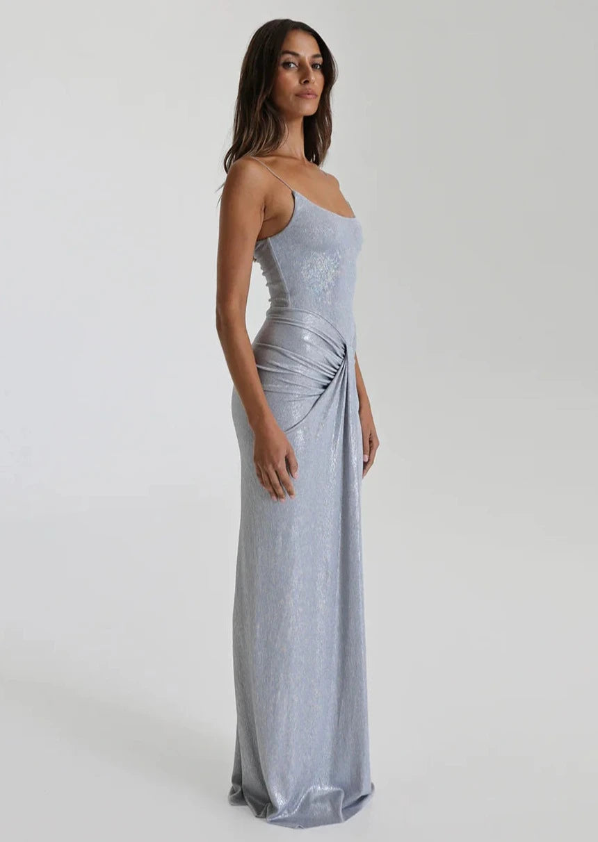 Natalie Rolt Allora Gown- Silver